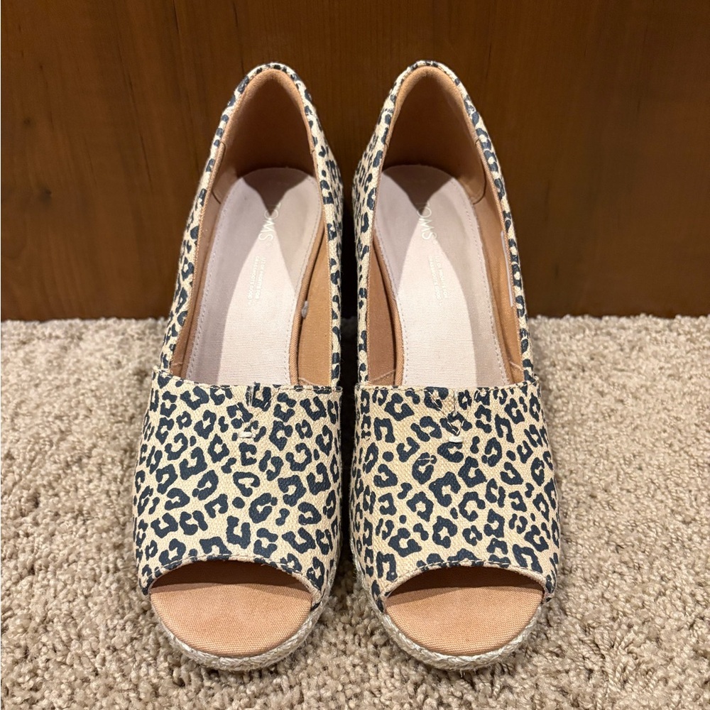 TOMS Women’s Michelle Wedge Sandals Size 8.5M